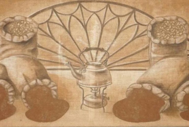 La historia del artista cubano que pinta con café