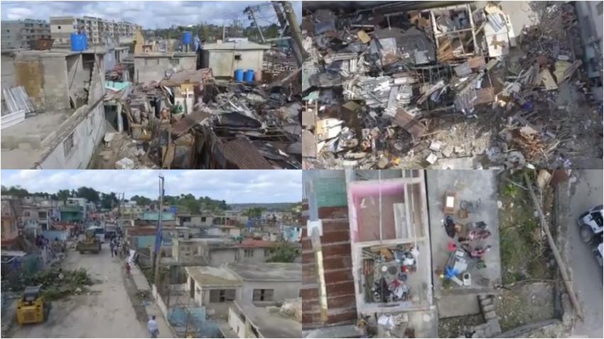 Impactantes imágenes del desastre en La Habana tomadas desde un drone