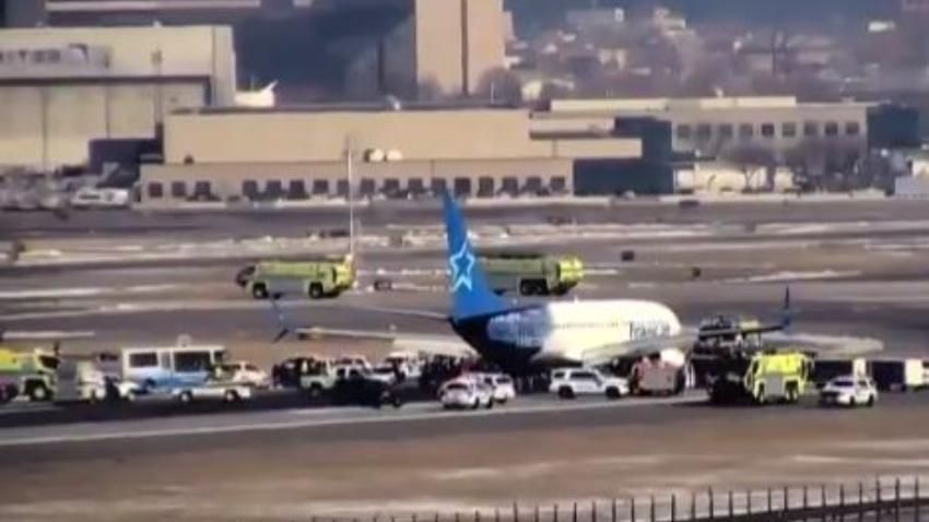 Avión con destino a Fort Lauderdale realiza aterrizaje de emergencia en Newark