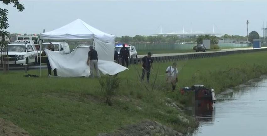 Autoridades encuentran un cadáver en un canal en el sur de la Florida