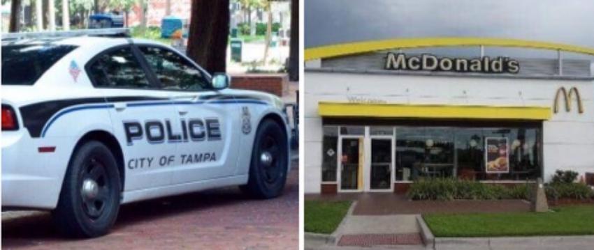 Arrestan a un hombre en Tampa por golpear a su mujer con sobres de aderezos en un McDonald’s