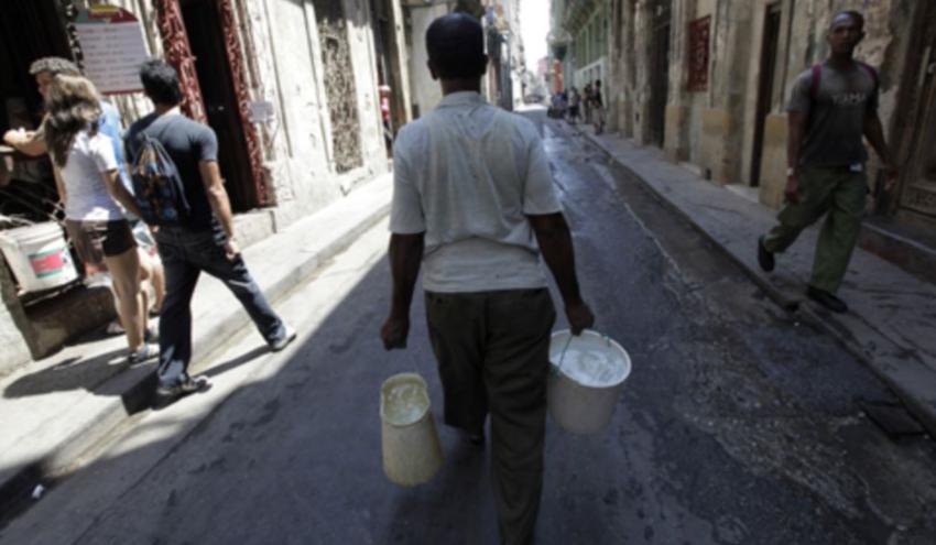 La crítica situación con el suministro de agua en La Habana, se debe a la sequía, según el gobierno