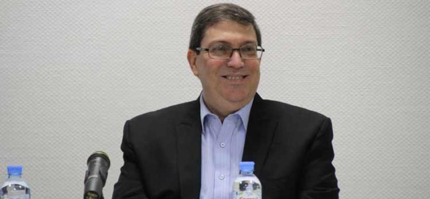 Canciller cubano Bruno Rodríguez asegura que en Cuba no hay hambre