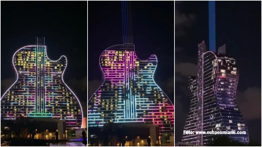 Mujeres drogaron a 3 hombres para robarles dinero y joyas en el hotel con forma de guitarra en el sur de la Florida