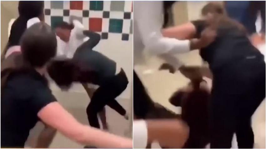 Comparten en las redes dramática pelea entre niñas en una escuela de Miami Dade