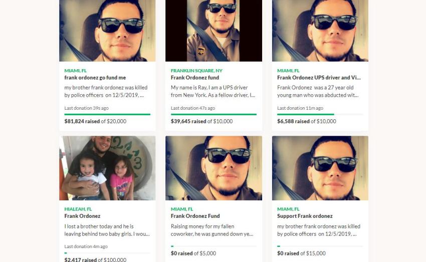 Crean varias cuentas GoFundMe no verificadas para ayudar a la familia del conductor de UPS que falleció en tiroteo