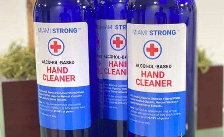 Destilería en Miami cambia su producción a desinfectantes de manos para ayudar durante la pandemia