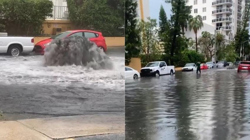 Emiten alerta de inundaciones en el sur de la Florida Emiten alerta de inundaciones en el sur de la Florida