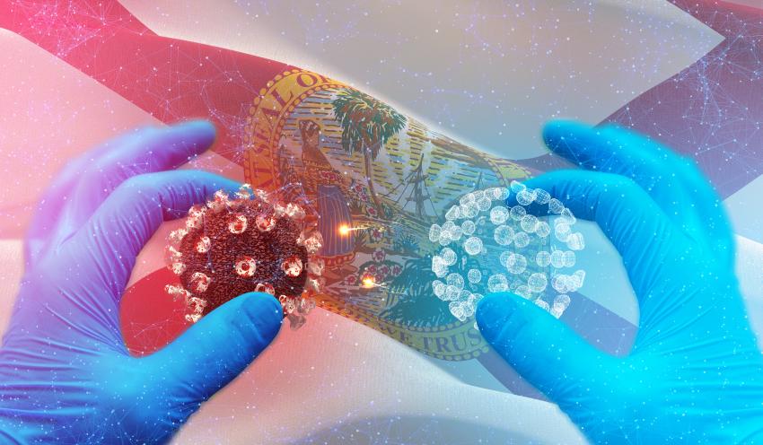 Florida reporta el número más bajo de nuevos casos del virus desde el mes de octubre