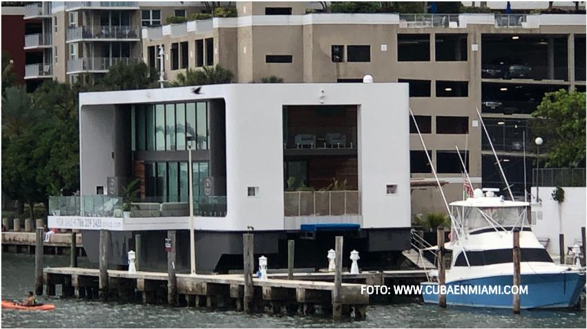 Mansión flotante en Miami Beach estuvo a la renta por $2500 dólares la noche y se agotó la disponibilidad rápidamente