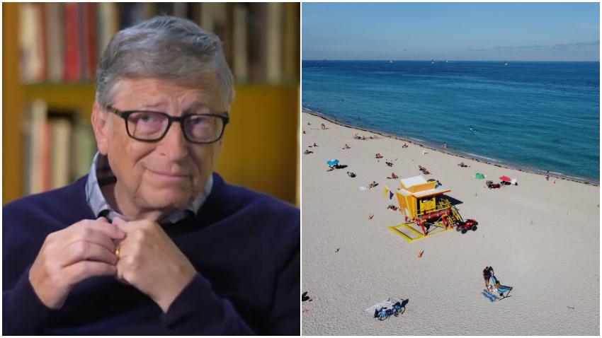 Bill Gates asegura que las playas de Miami podrían desaparecer