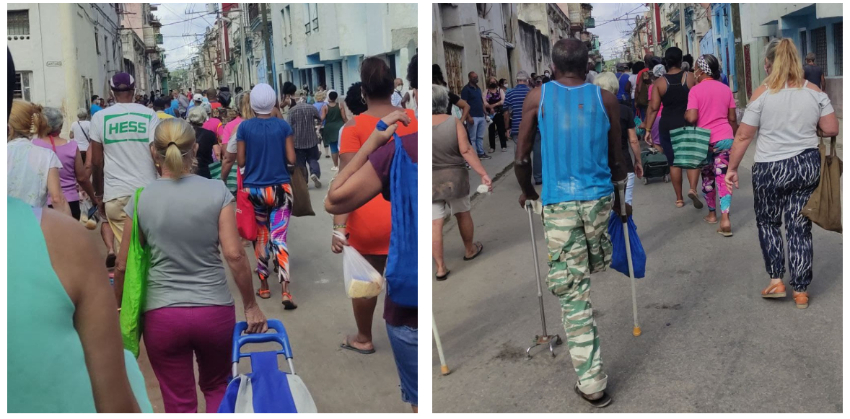Cola para comprar papas en Centro Habana: "No es una procesión religiosa ni una caminata espiritual"