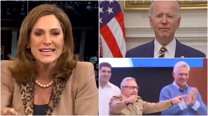 Congresista cubanoamericana María Elvira Salazar acusa a Biden de abandonar a los cubanos