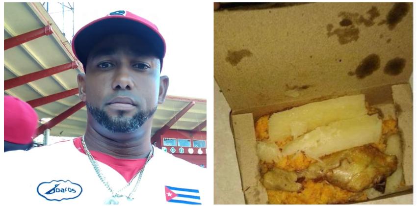 Sancionado por el INDER un pelotero cubano que osó criticar la comida de los deportistas en la Isla, y publicarlo en Facebook