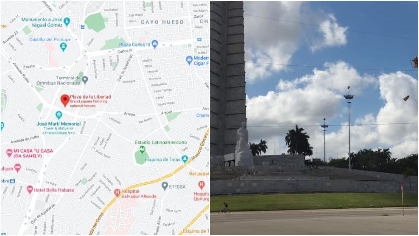 Google Maps cambia el nombre de Plaza de la Revolución por Plaza de la Libertad ante petición de cubanos