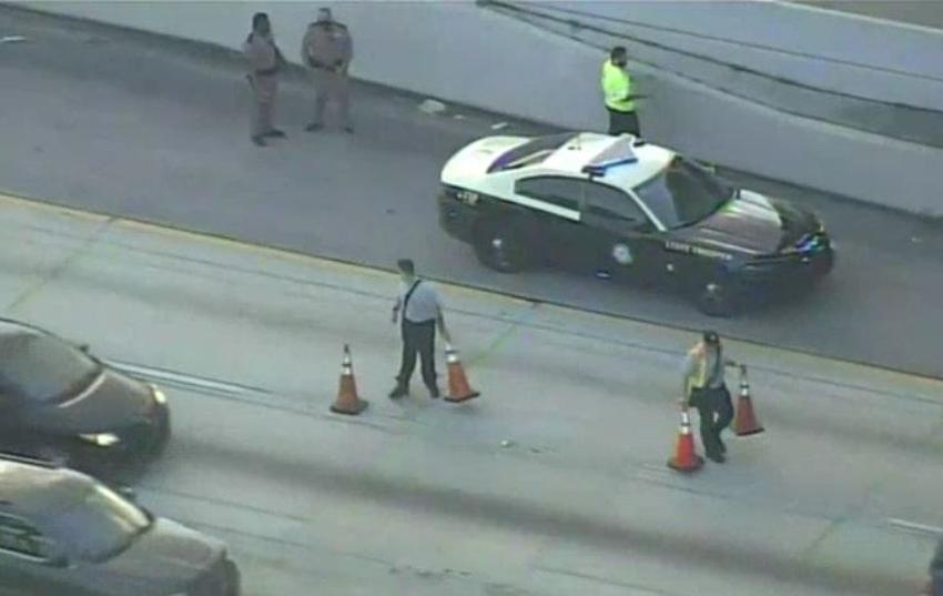 Encuentran una persona muerta tirada al lado de las líneas de la I-95 rumbo sur en Miami-Dade