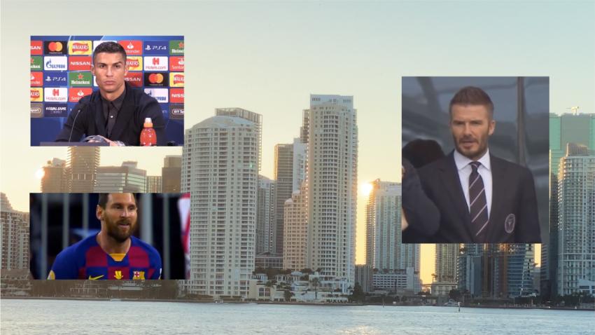 David Beckham quiere a Lionel Messi y Cristiano Ronaldo jugando en el Inter Miami