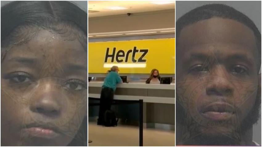 Arrestada una pareja de Miami acusada de intentar robar autos rentados en dos ciudades de Florida