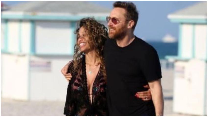 David Guetta y la cubana Jessica Ledon presumen de abdominales en Miami Beach