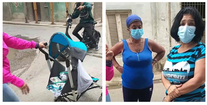 Desalojan forzosamente a tres madres cubanas y a cuatro niños de un local abandonado en la Habana Vieja