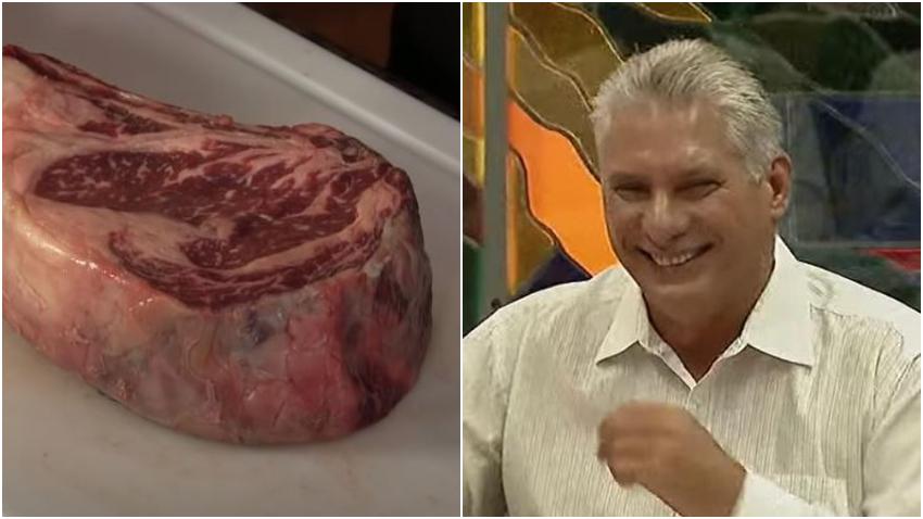 Cubano a Díaz-Canel tras su anuncio de la carne de res: "No te burles miserablemente del pueblo"