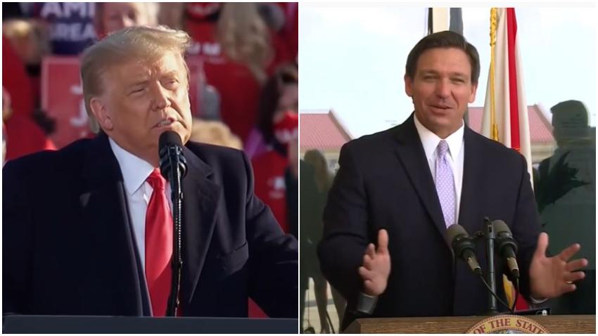 Ex presidente Trump dijo que considerará al gobernador de Florida Ron DeSantis como candidato a vicepresidente en el 2024