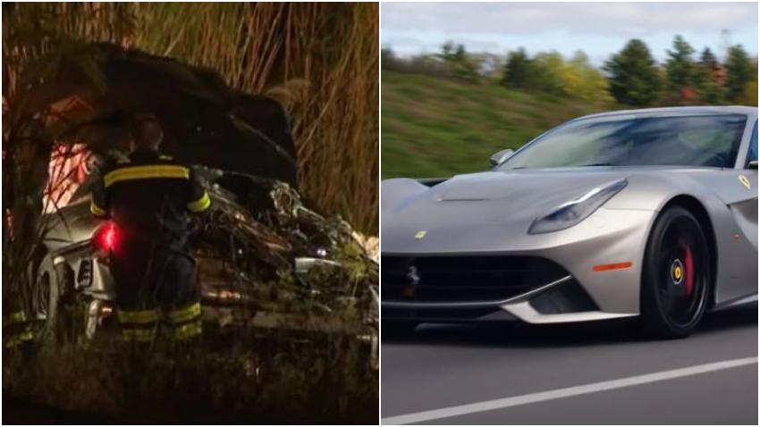 Encuentran hombre muerto tras un accidente con un Ferrari en el Sur de la Florida