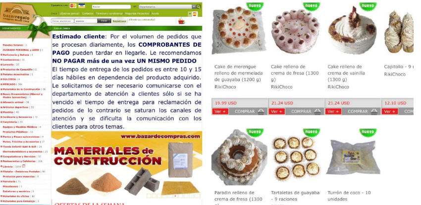 Bazar Regalo el Amazon cubano, una web donde se vende de todo en dólares
