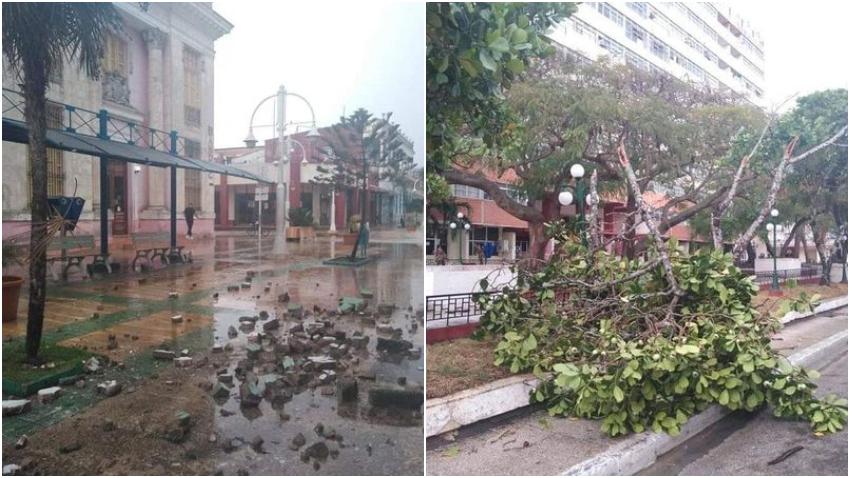 Tormenta en el centro de Cuba provoca destrozos en varias zonas