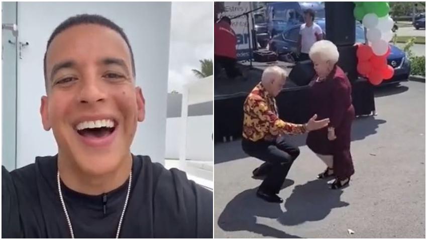 Daddy Yankee elogia la fuerza de la pareja de abuelos cubanos Ganas con Canas
