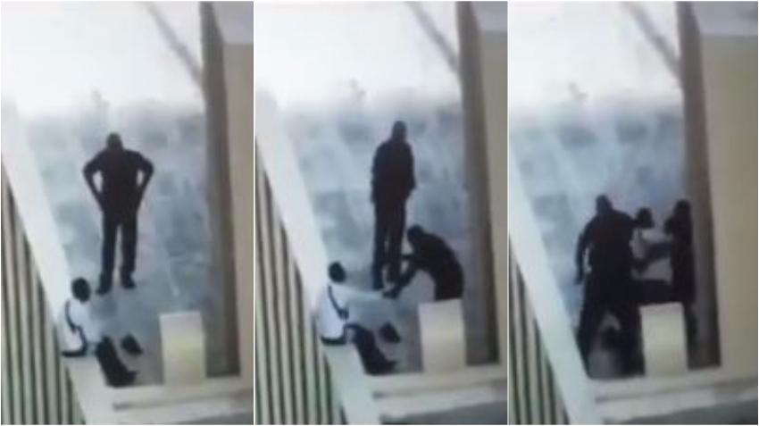Policías de Miami sacan a hombre suicida del borde de un edificio en el Downtown de Miami