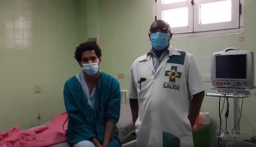 Hospital Calixto García le da el alta médica a Luis Manuel Otero Alcántara