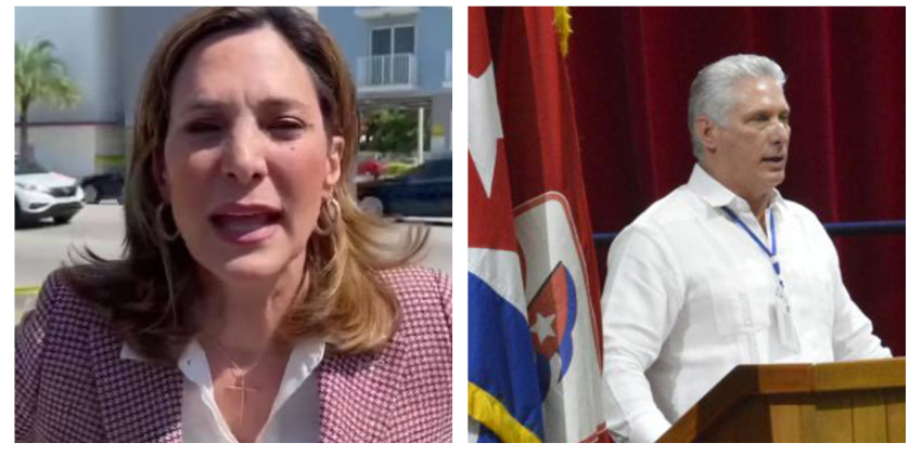 María Elvira Salazar advierte al régimen que "el pueblo cubano está decidido a ser libre y nada lo va a detener"