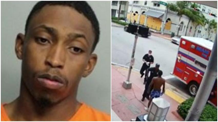 Hombre de Nueva York arrestado en Miami Beach después de fajarse con un bombero que fue a ayudarlo
