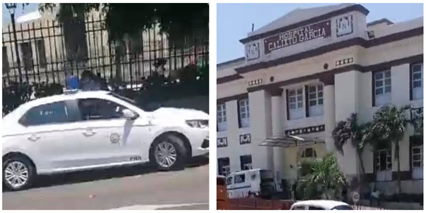 Periodista independiente mostró en vivo el cerco policial alrededor del Hospital Calixto García