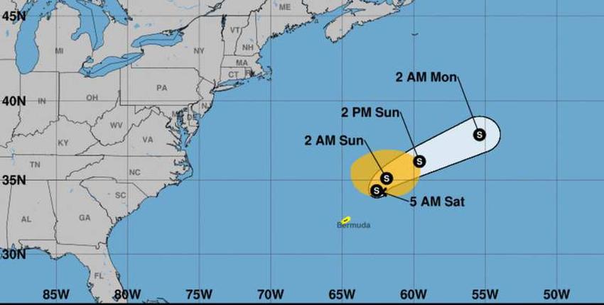 Se forma la primera tormenta con nombre del Atlántico este año: tormenta subtropical Ana