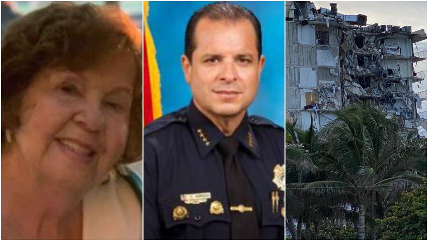 Una cubana madre del jefe de la policía de North Bay Village entre los desaparecidos en el derrumbe de Surfside al norte de Miami Beach