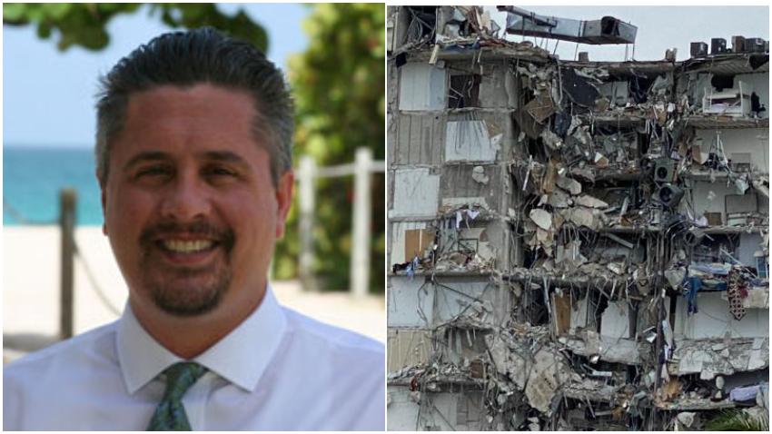 Ex empleado de Surfside que dijo que el edificio colapsado estaba en buen estado en el 2018 se coge una excedencia en su nuevo trabajo en el Doral