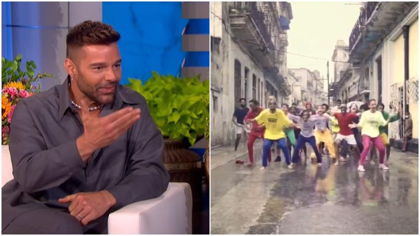 Ricky Martin encantado con bailarines cubanos que bailaron al ritmo de "Que rico fuera"