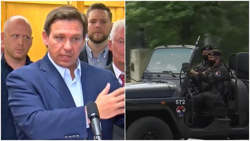 "Ustedes pueden ser héroes", exhorta el gobernador de Florida a militares cubanos para que se pongan del lado del pueblo