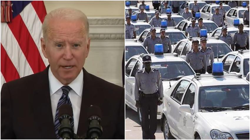 Administración Biden sanciona a la policía en Cuba por su papel en la represión contra los cubanos