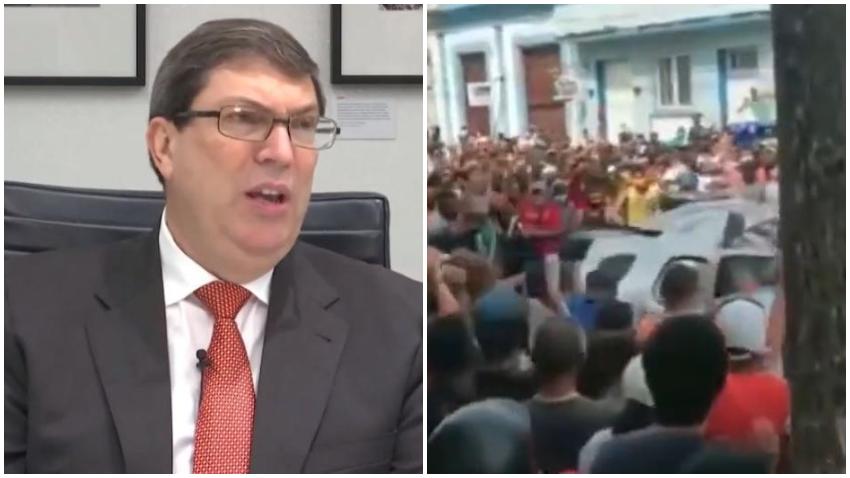 Bruno Rodríguez miente y niega estallido social en Cuba
