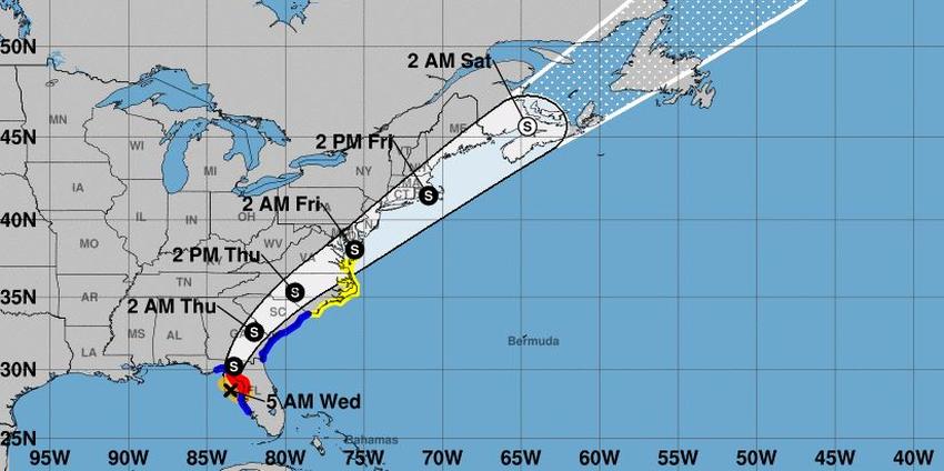 Elsa pasa la Bahía de Tampa y se debilita a tormenta tropical