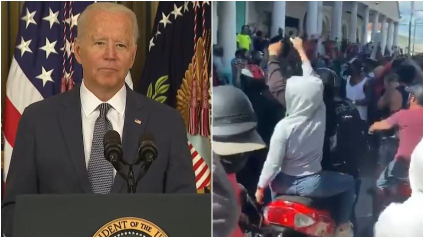 Administración Biden dice que las protestas en la isla afectarán la política de EE.UU. hacia Cuba
