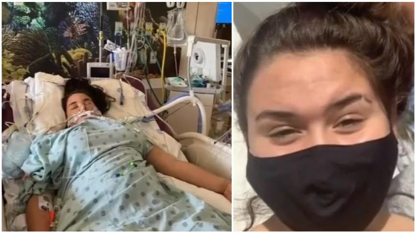 Adolescente de 15 años del sur de la Florida, en un coma inducido tras contraer el Covid-19, comienza a mostrar signos de recuperación