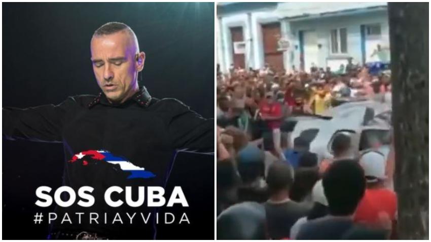 Eros Ramazzotti pide una intervención humanitaria en Cuba de manera urgente