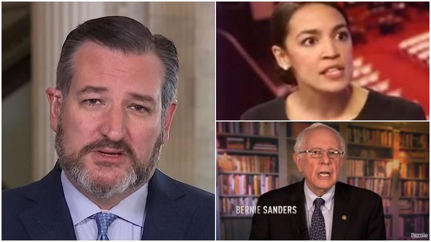 Senador cubanoamericano Ted Cruz a Bernie Sanders y AOC: "Si aman el socialismo múdense a Cuba"