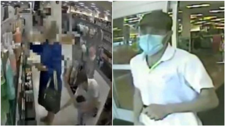 En cámara, un hombre toma fotos debajo del vestido de una mujer en un TJ Maxx del sur de la Florida