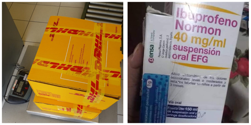 Vergüenza: Cubana denuncia que el régimen cubano cobra 3.600 pesos a quienes reciben 10kg de medicamentos enviados desde el exterior