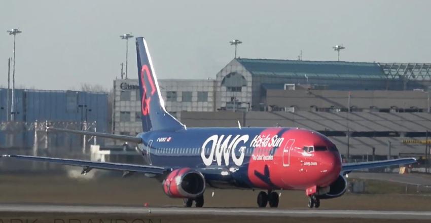 Avión canadiense con destino a Cuba aterriza de emergencia en Florida tras incendio en sus bodegas